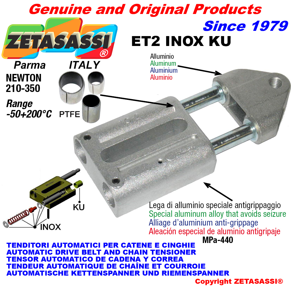   ZETASASSI ET2M12INOXKU