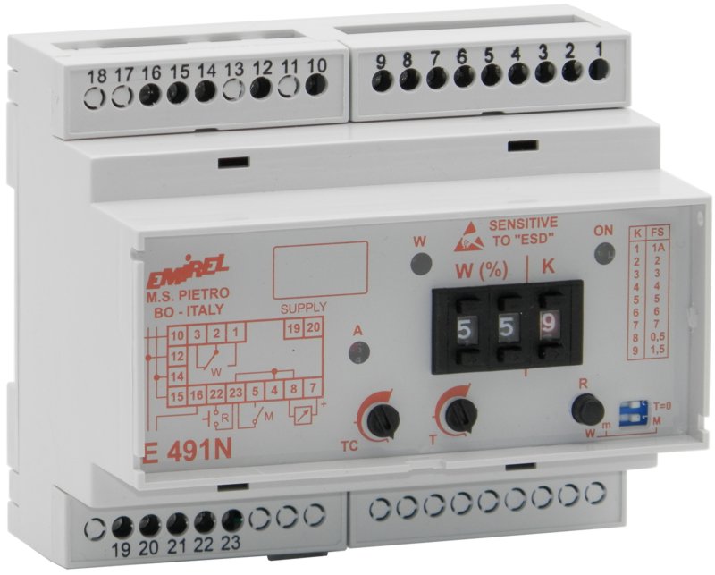 Wattmeter relay E 491N Emirel 