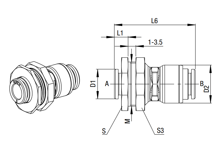 Connector 959P3-8FF AVS Romer / Roemer 366796