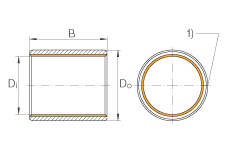 Sleeve  INA / Schaeffler EGB12060-E40