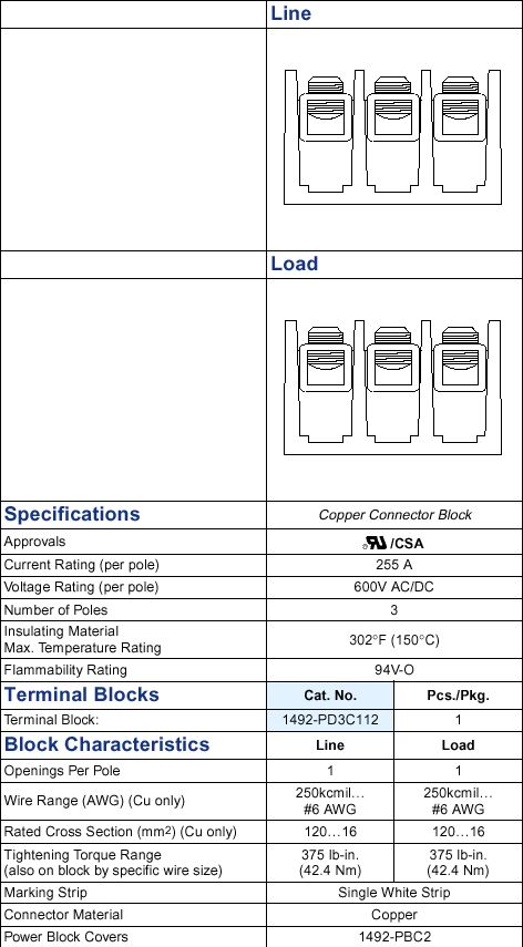   Allen-Bradley 1492-PD3C112