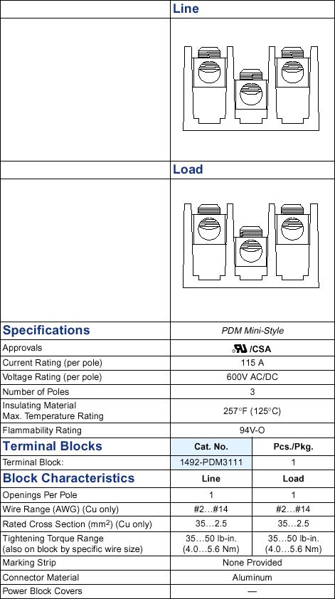   Allen-Bradley 1492-PDM3111