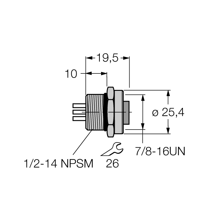  RKFL46 Turck 6915086