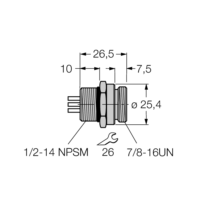  RSFL46 Turck 6914836