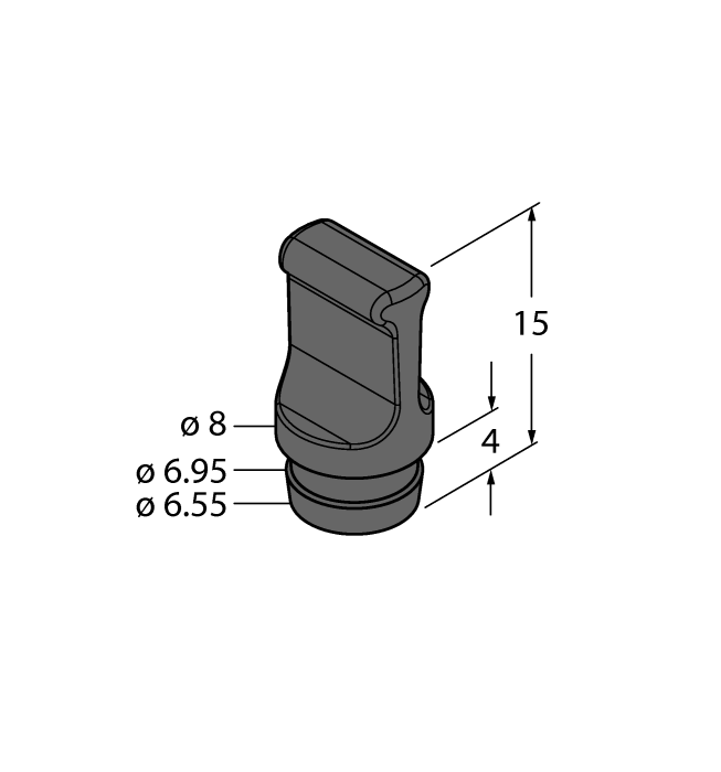  SCHUTZSTOPFEN 8MM SNAP. SCHWARZ Turck 8010971