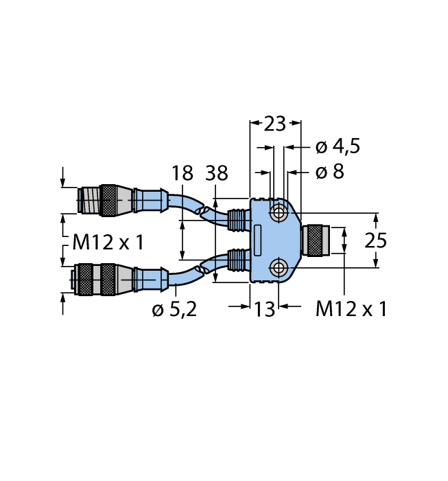  VB2-FKM-RKC-RSC572-0.5M-0.5M Turck 6602490