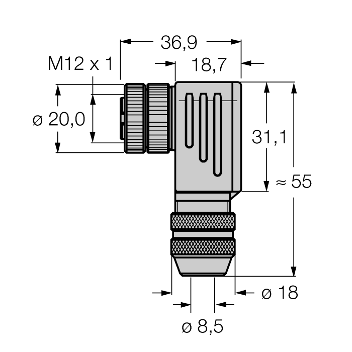  BMWS8251-8,5 Turck 6904723