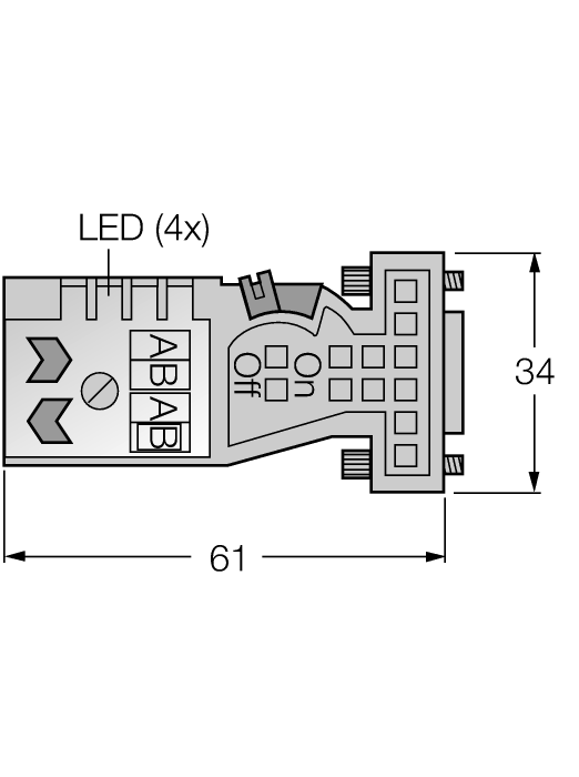  FW-D9TLEDKU9XX-G-FC-ME-SH-8.5 Turck 6604221