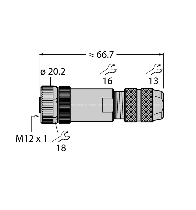  FW-M12KU5D-G-SB-ME-SH-8 Turck 6604219