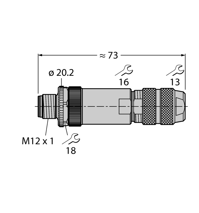  FW-M12ST5D-G-SB-ME-SH-8 Turck 6604218