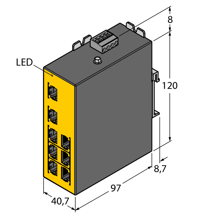  SE20-84MT-RJ822 Turck U3-10865