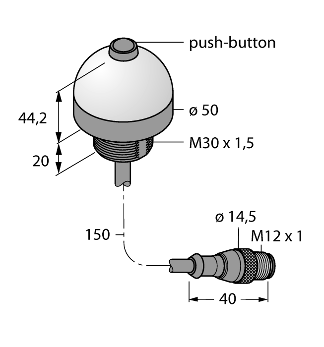  K50APPBGYCQPMA Turck 3075545