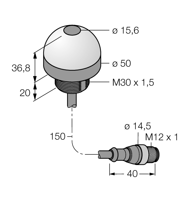  K50APFF100GRCQP Turck 3076230