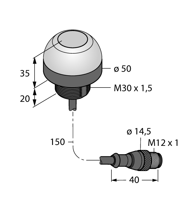  K50RPTRXDQP Turck 3093805