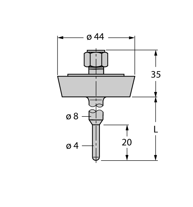  THW-3-DN25K-A4-L150 Turck 9910457