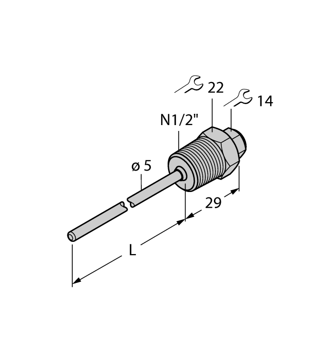  THW-3-N1/2-A4-L100 Turck 9910448