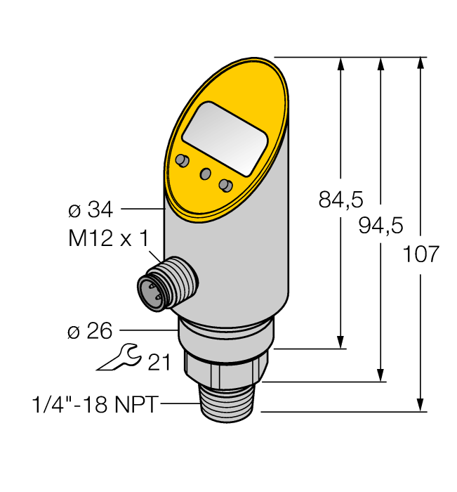  PS001R-303-LUUPN8X-H1141 Turck 6833427