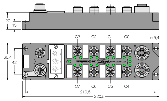  FXDP-XSG16-0001 Turck 6825406