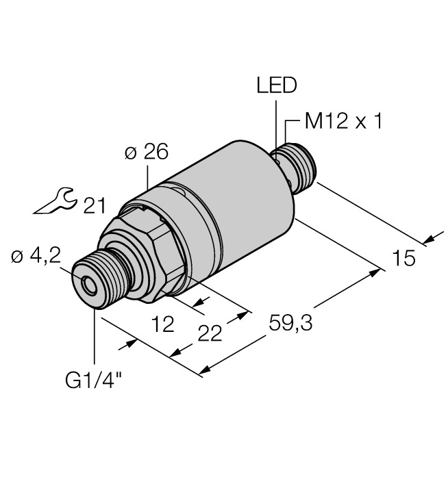  PC100R-204-2UPN8X-H1141 Turck 6833757