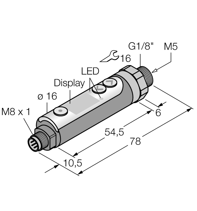  PK010R-P13-2UP8X-V1141 Turck 6833005