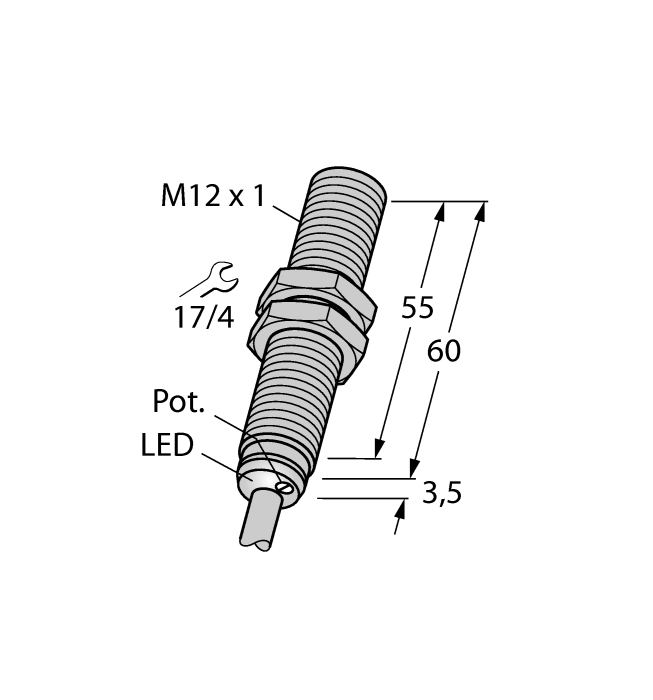  BC3-M12-AP6X/S90/3GD Turck 2601003