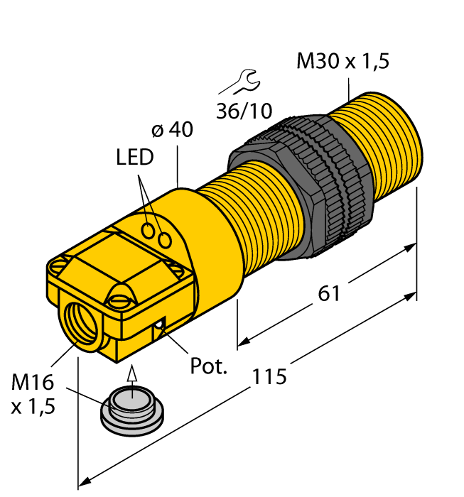  BC10-P30SR-VP4X2/3GD Turck 2505006