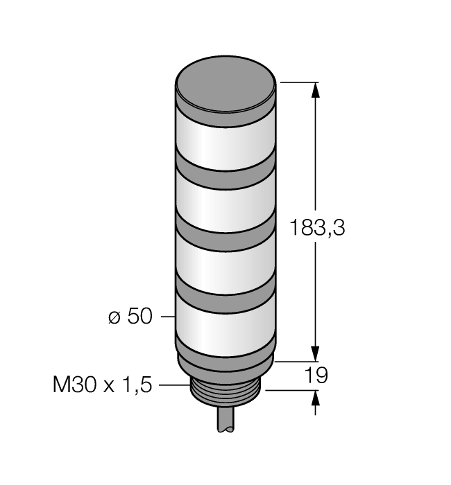  TL50BGYR Turck 3083223