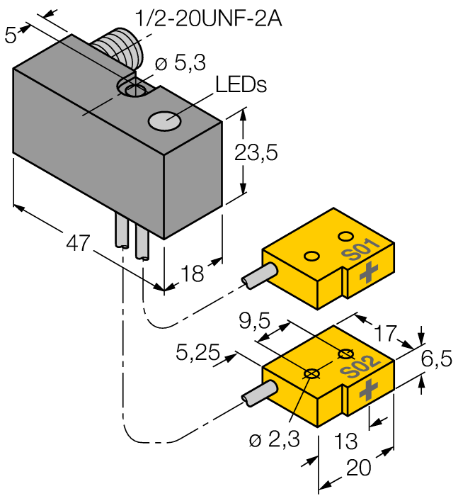  NI2-Q6.5-ADZ32-0.1-FSB5.4X4/S304 Turck 4200204