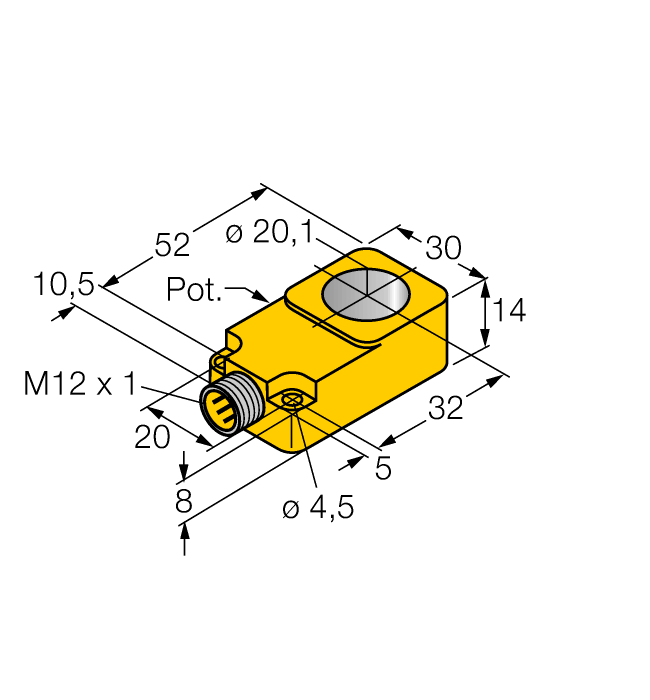  BI20R-Q14-LU-H1141 Turck 1535548