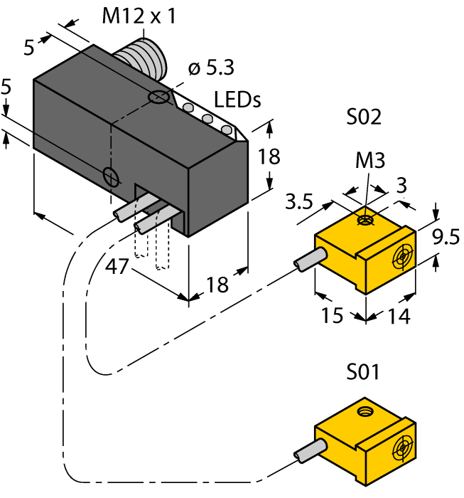  NI2-Q9.5-AP6-0.2-FS4.4X3/S304 Turck 1650062