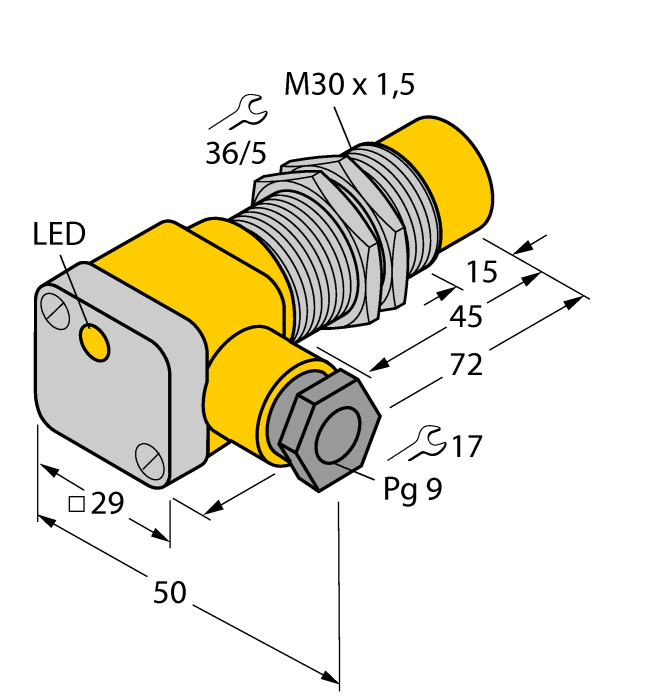  NI15-G30SK-Y1X Turck 40221