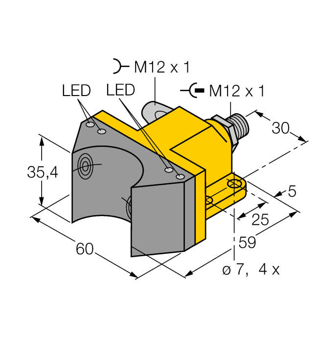  NI4-DSU35-2ASI2X4-H1140 Turck 1902013