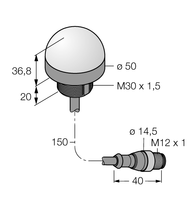  K50LGXRPQP Turck 3079108