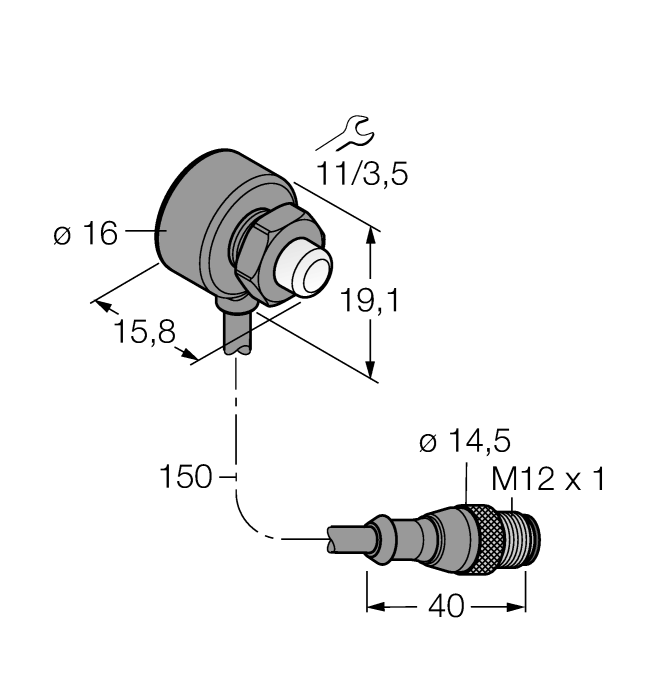  T8LGRXPQP Turck 3076420