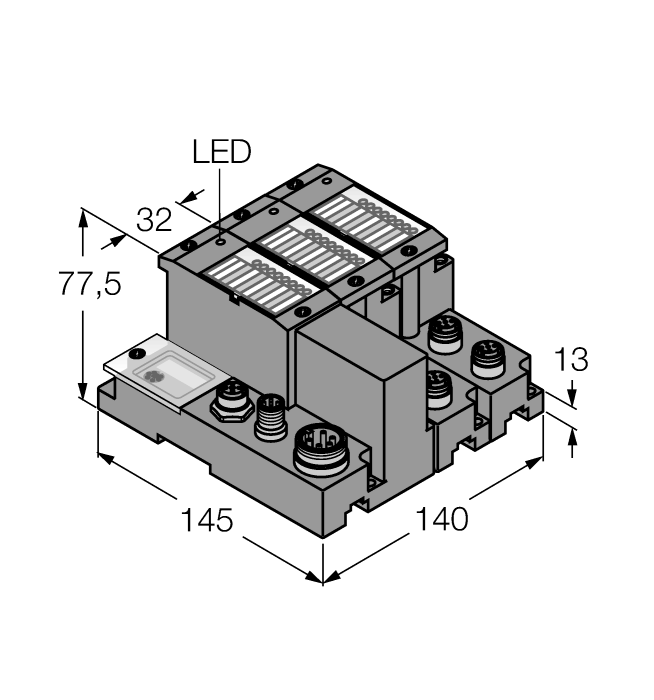  TI-BL67-DPV1-4 Turck 1545029