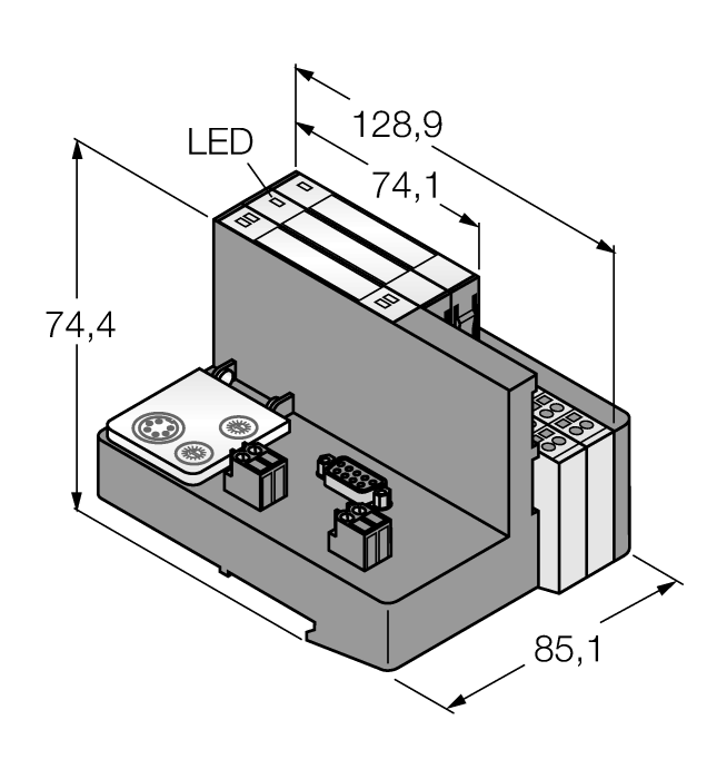  TI-BL20-DPV1-4 Turck 1545005