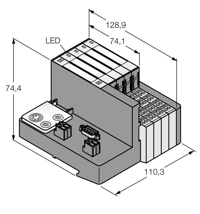  TI-BL20-DPV1-8 Turck 1545007