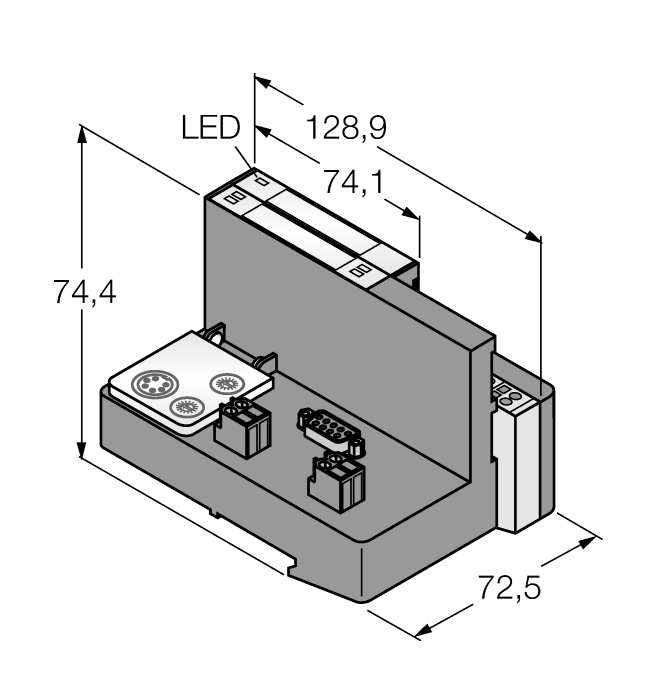  TI-BL20-DPV1-2 Turck 1545004