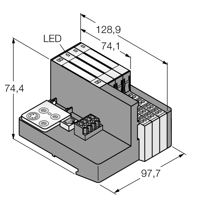  TI-BL20-PG-EN-S-6 Turck 1545088