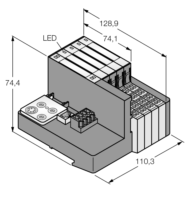  TI-BL20-PG-EN-S-8 Turck 1545089