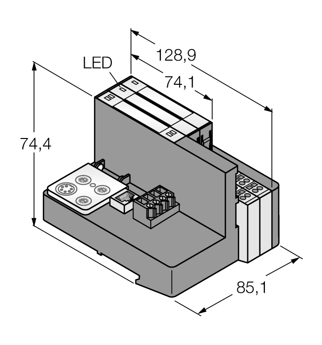  TI-BL20-EN-PN-S-4 Turck 1545147