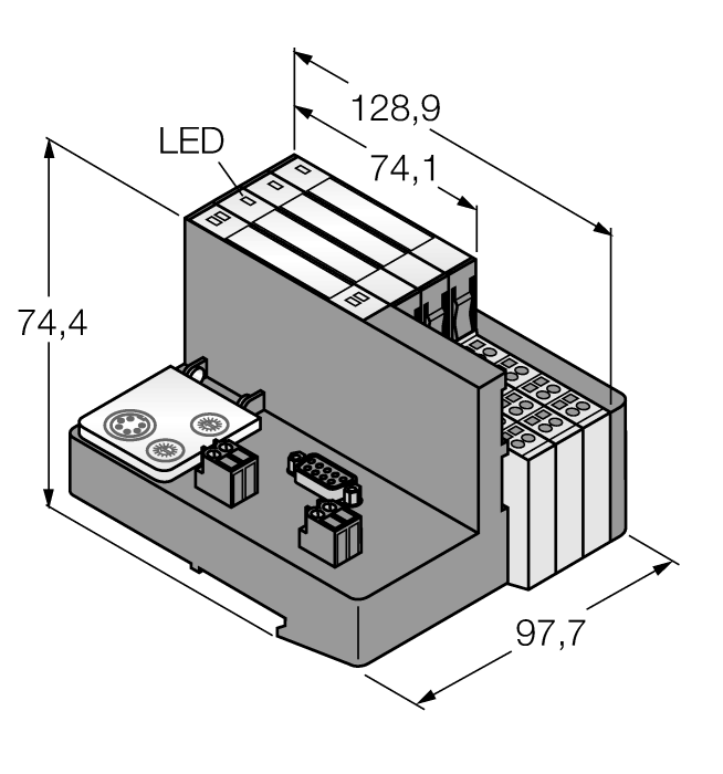  TI-BL20-DPV1-S-6 Turck 1545076