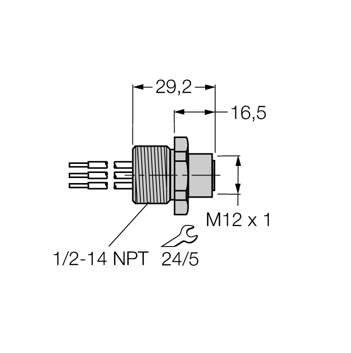  FKV49-0,3M/14,5/C1117 Turck 6603298