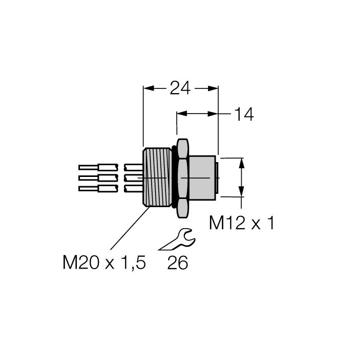  FKV49-0,3M/M20/C1117 Turck 6603683