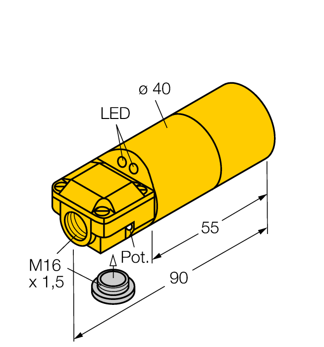  DBI15U-K40SR-AP4X2 Turck 1500201