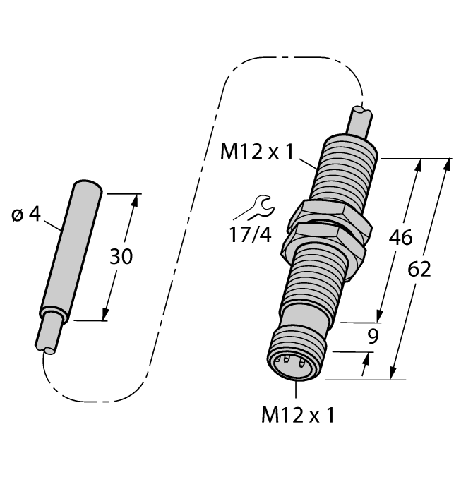  BI1,5-EH04-0,3-M12-SIU-H1141 Turck 1533001