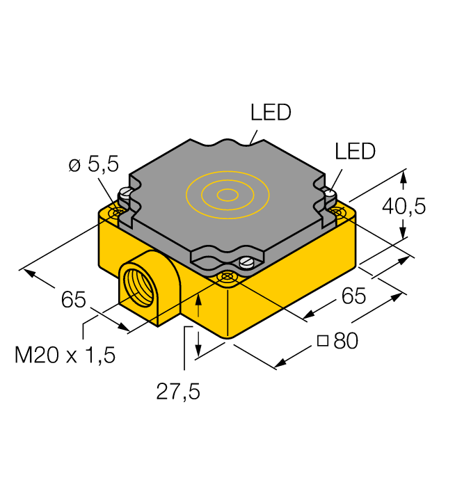  NI40-CP80-FZ3X2/S97 Turck 1340510