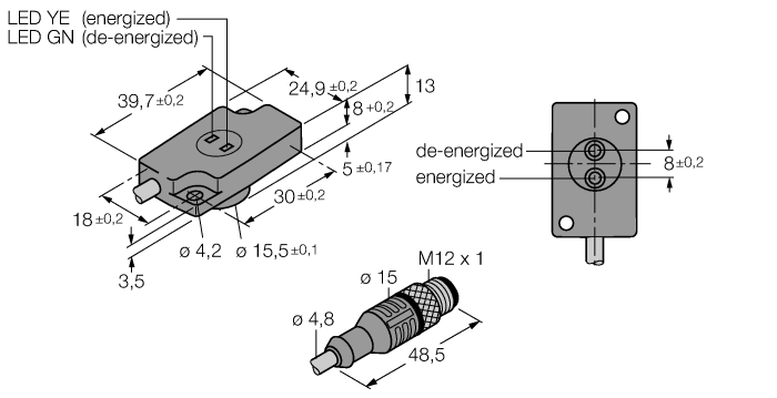  NI1.5-KSR13A-2AD4X2-0.2-RS4.4T/S34 Turck 4430122