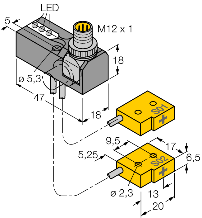  NI2-Q6.5-0.04/0.1-BDS-2AP6X3-H1141/S34 Turck 1650116