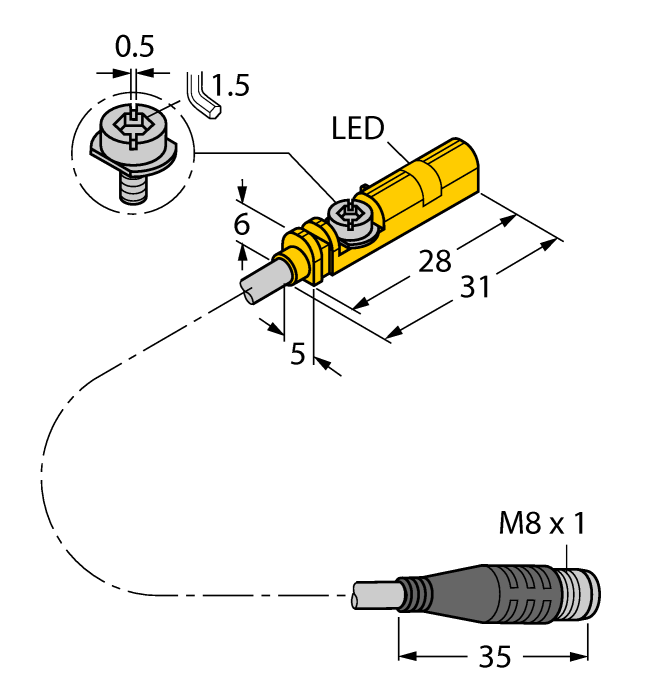  BIM-UNT-AP6X-0,3-PSG3S Turck 4685722